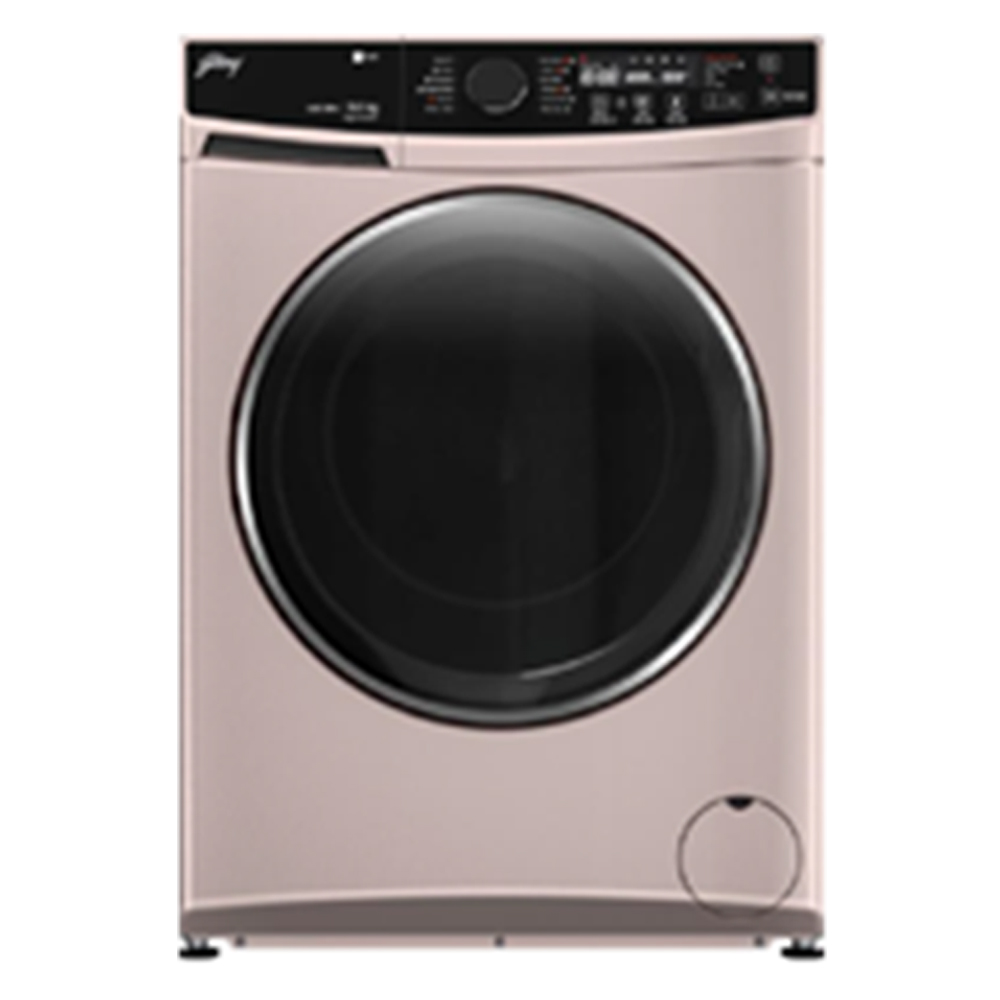 Godrej 9 Kg Fully Automatic Front Load Washing Machine (WFEON RGL 9014 5.0 IDCRM RSGD) model WFEON RGL 9014 5.0 IDCRM RSGD front view - GharOne Nepal